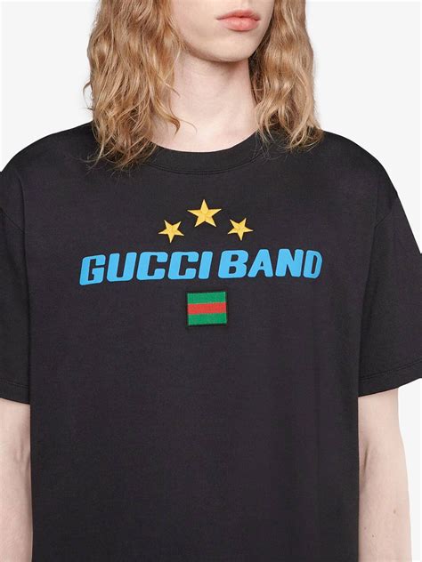 gucci band tshirt|t shirt Gucci original.